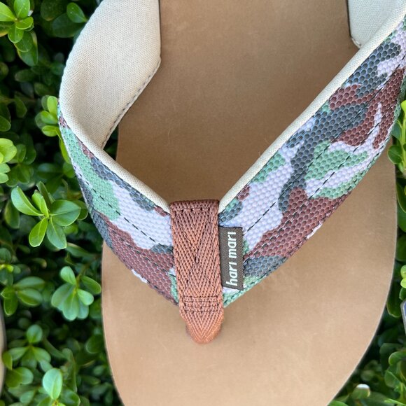 NWT Hari Mari Mens - Flip Flops - Scouts - Woodland Camo - Size 13 - Sandals main image 7